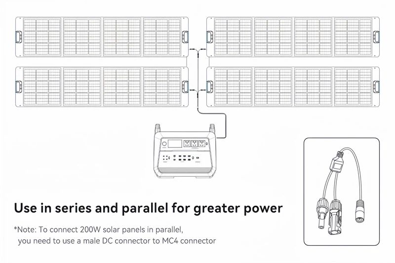 200W Portable Solar Panel-7 200W Portable Solar Panel-7